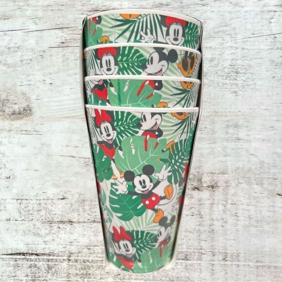Disney Mickey and Minnie Mouse Tropical Cups (Set of 4) - Picture 5 of 5